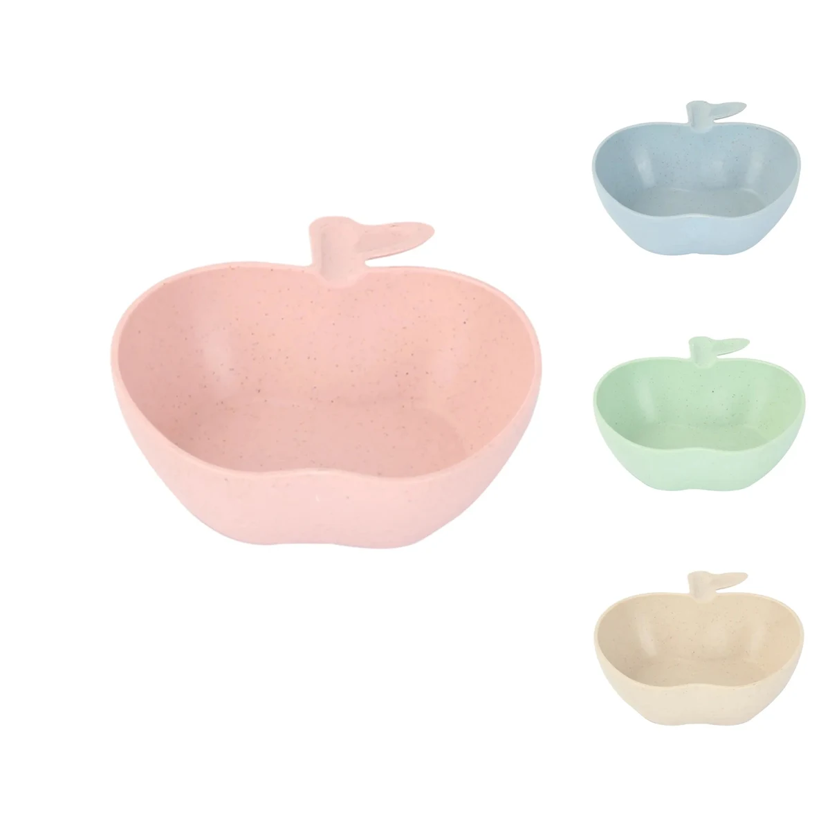 W5.24"*L5"Eco-friendly Wheat Straw Rice Bowl 1