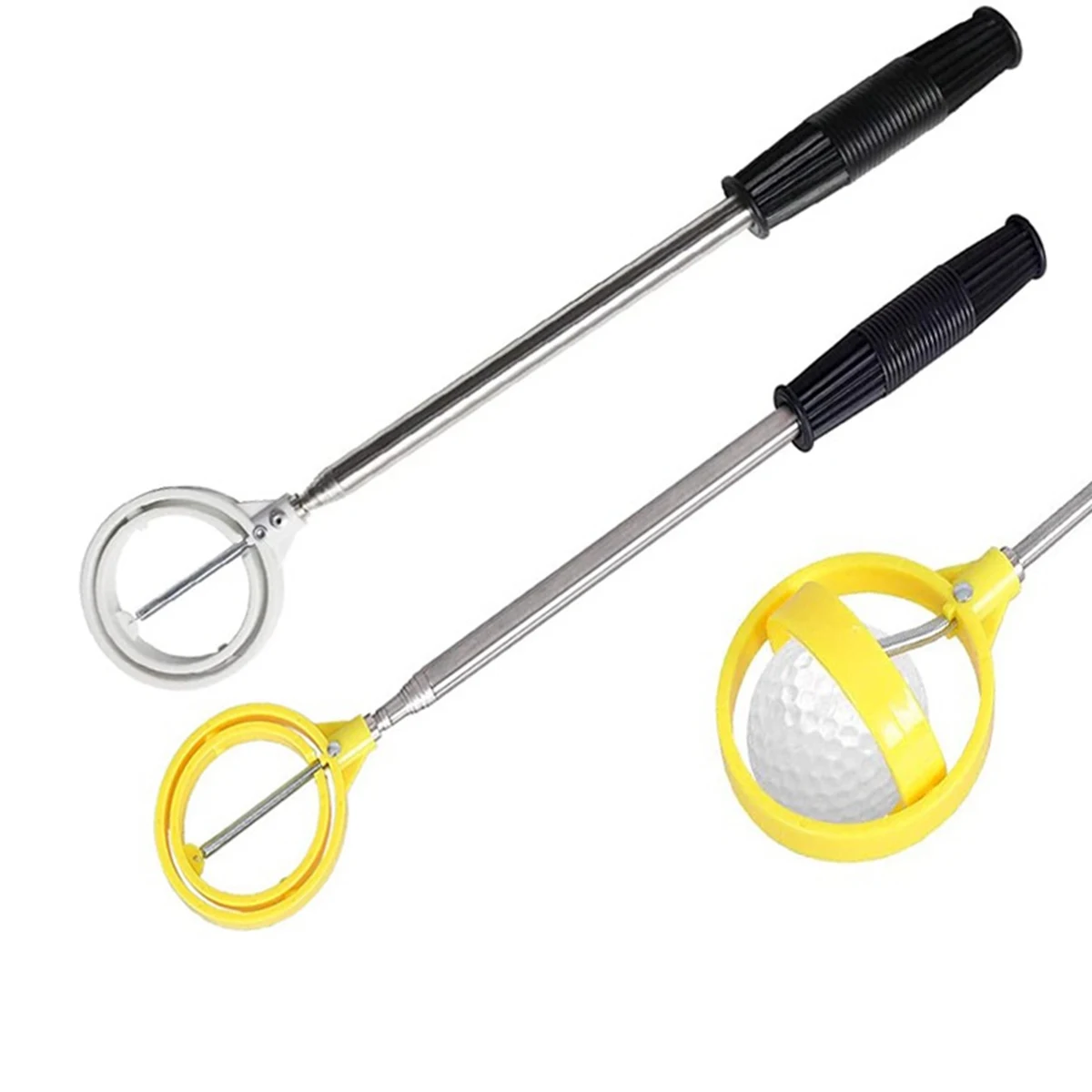 Aluminium alloy Plastic Picker Pick Up Tool Golf Ball Retrie 1
