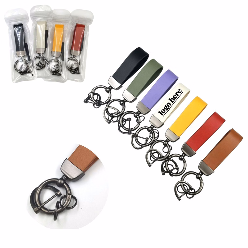 MOQ 10pcs Carbon Fiber Textured Keychain