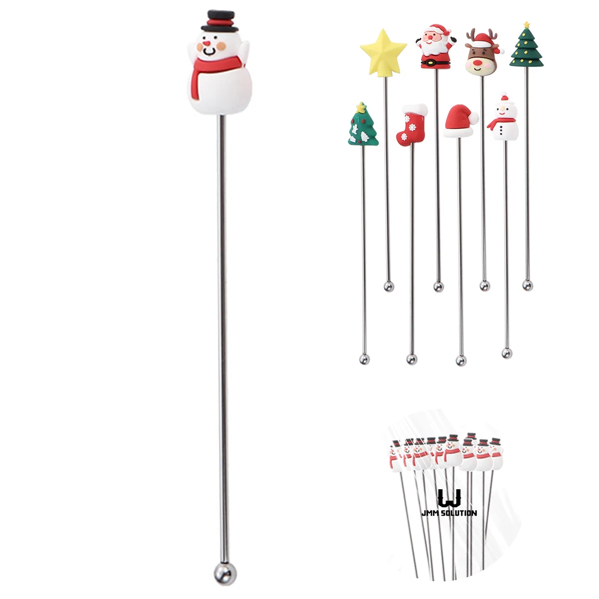 Stainless Steel Christmas Coffee Stir Stick 1