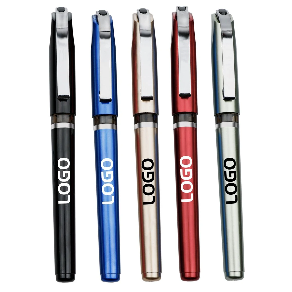 Sleek Executive Metal Clip Business Gel Pen 1