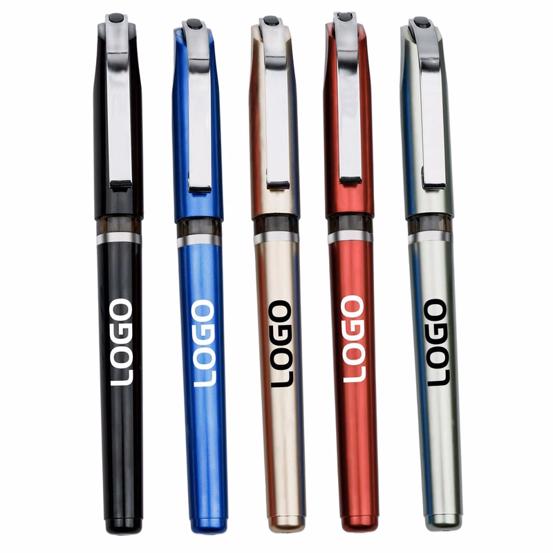Sleek Executive Metal Clip Business Gel Pen