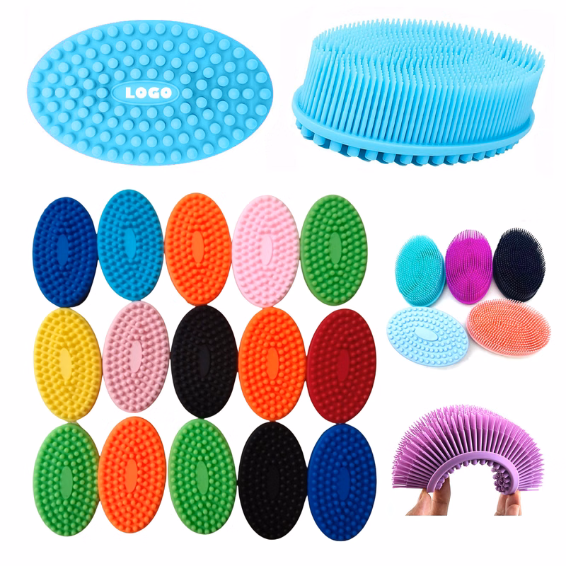 Dual Sided Soft Silicone Body Scrubber