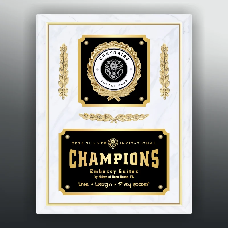 Gold Edge Plaques 1