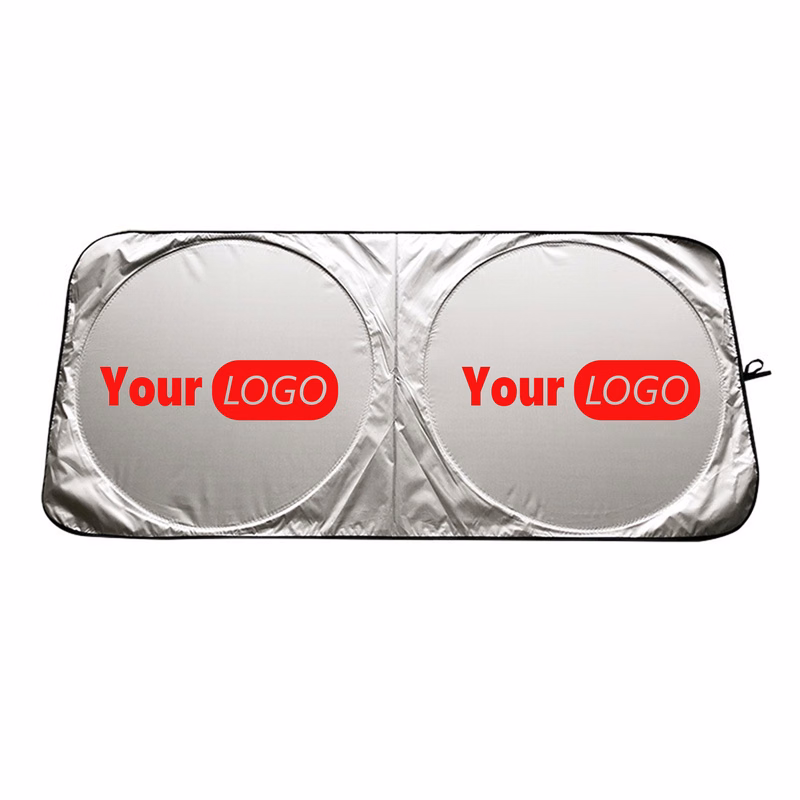 Automotive Summer Sunshade Dual Circle Windshield