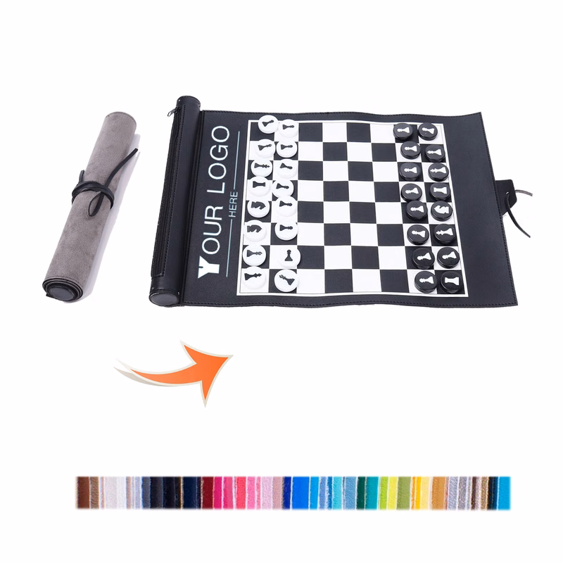 Roll Up Travel Chess Game Set