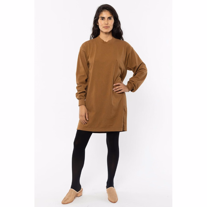 18/1 L/S MOCK NECK DRESS