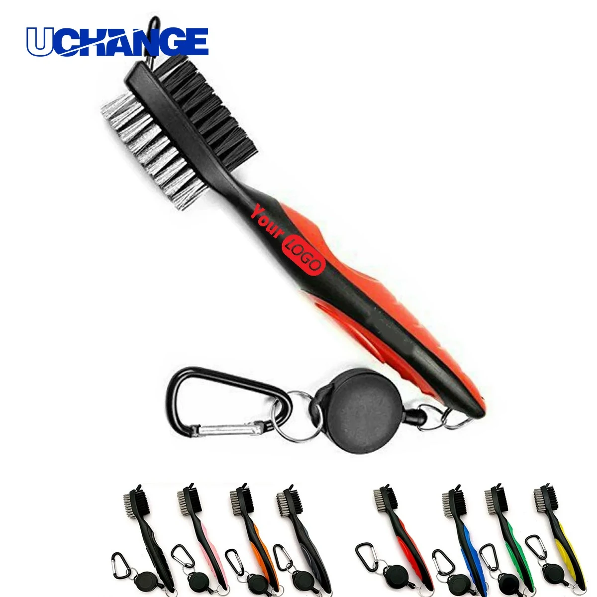 Double Head Golf Brush Tool for Cleaning 1