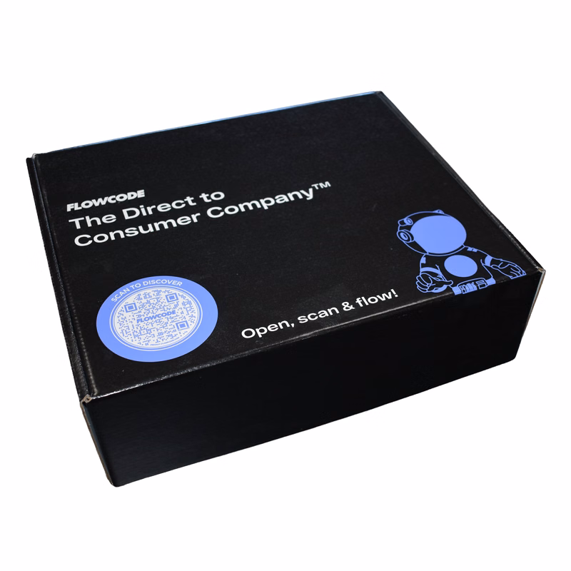 13" x 11" x 4" - E-Flute Outside Tuck Box