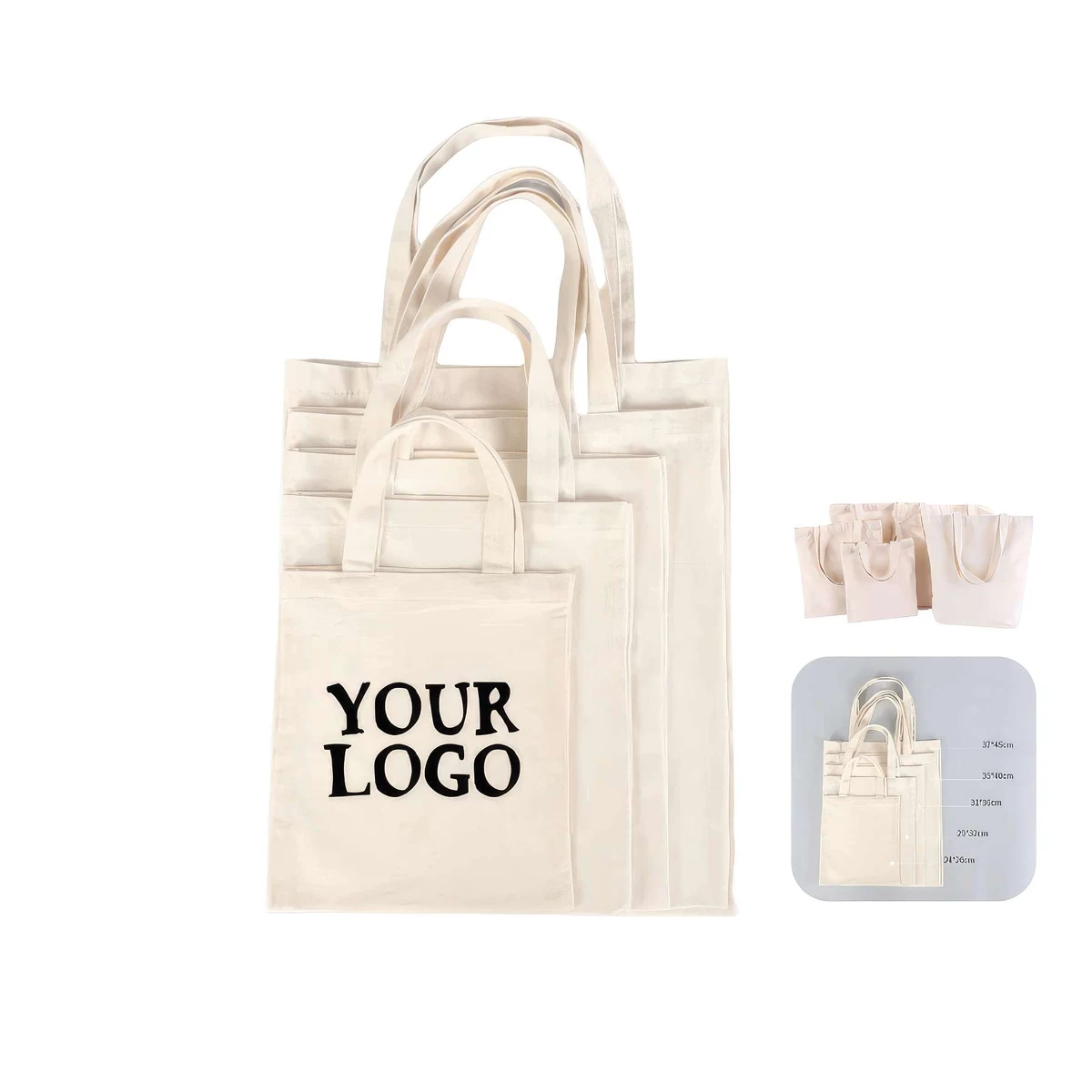 Custom Canvas Tote Bag Classic Promotion Gifts, custom tote bag with logo imprint 1