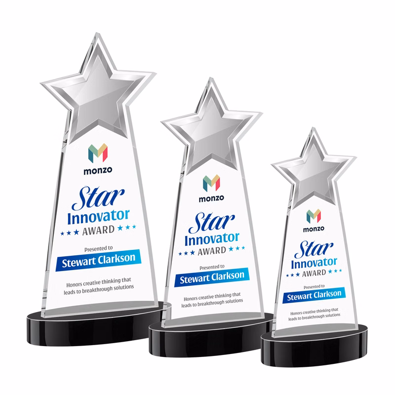 Starlite VividPrint™ Award on Alberton Base - Black