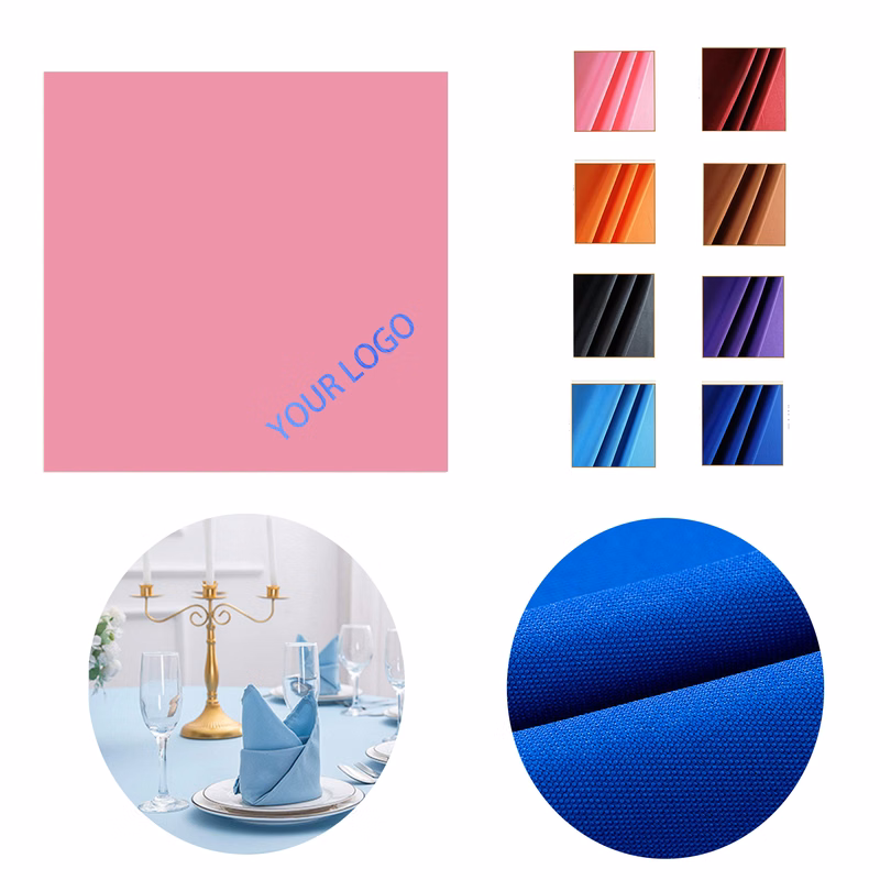 MOQ:50pcs Folding Dinner Napkins
