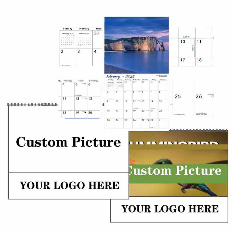 Full-Color Custom Cover Wall Calendar