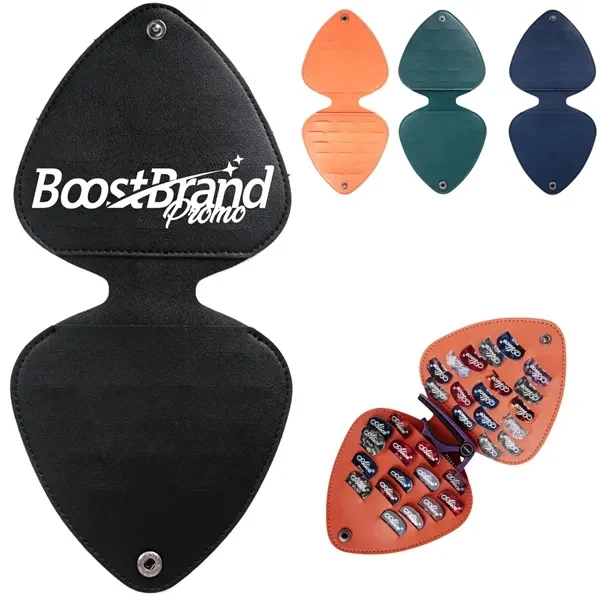 Custom Guitar Pick Storage Case with Multiple Slots & Organizer — Music Accessories Gear 1