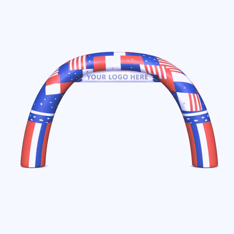 25' Cold Air Arch Round w/ Banner