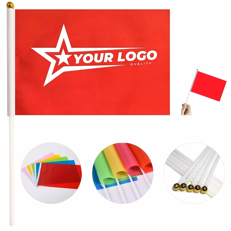 Spring Outdoor Garden Party Festive Hand-Waving Flag