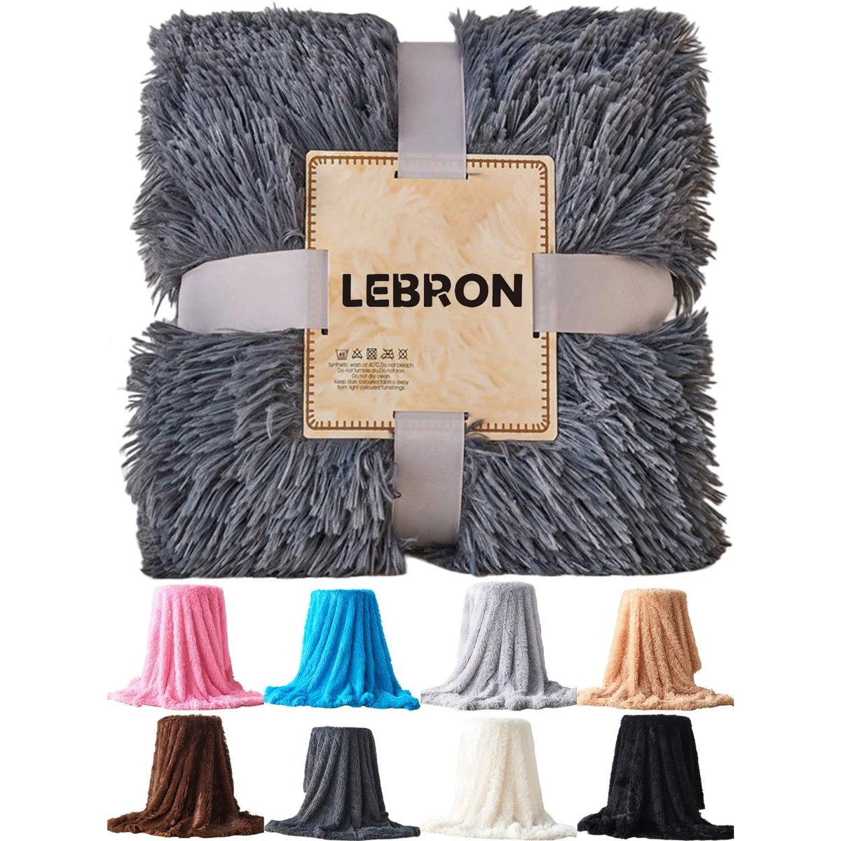 Extra Thick Double Sided Plush Fleece Blanket 1