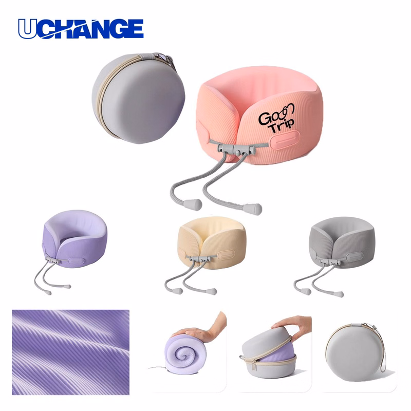 Ice Stripe Neck Pillow for Summer Travel