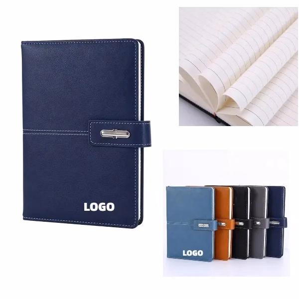 A5 Lined Leather Notebook