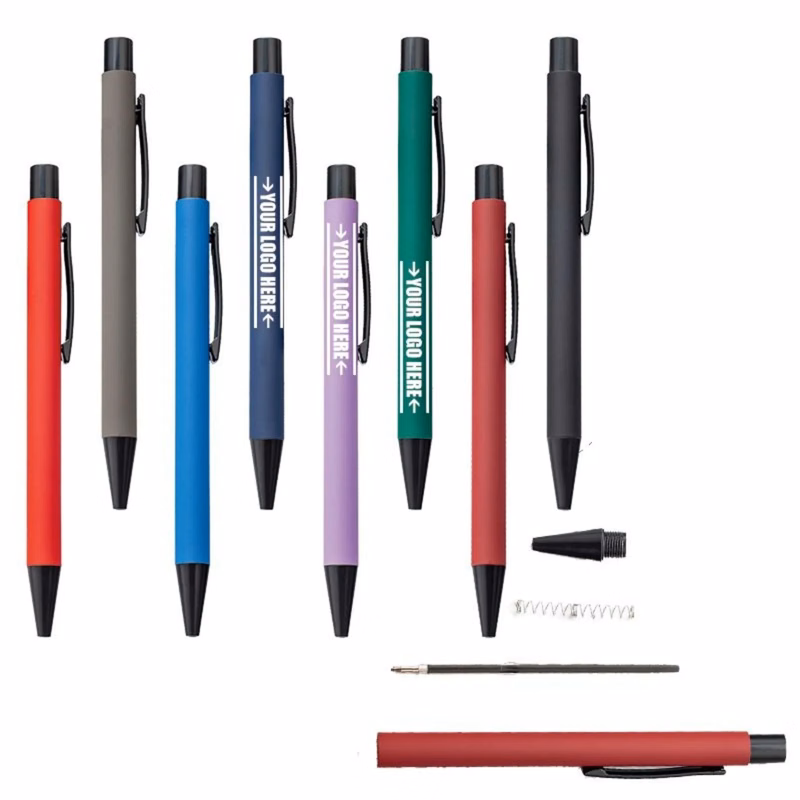 Aluminum Penholder Capless 1.0 Bullet Shape Ballpoint Pen
