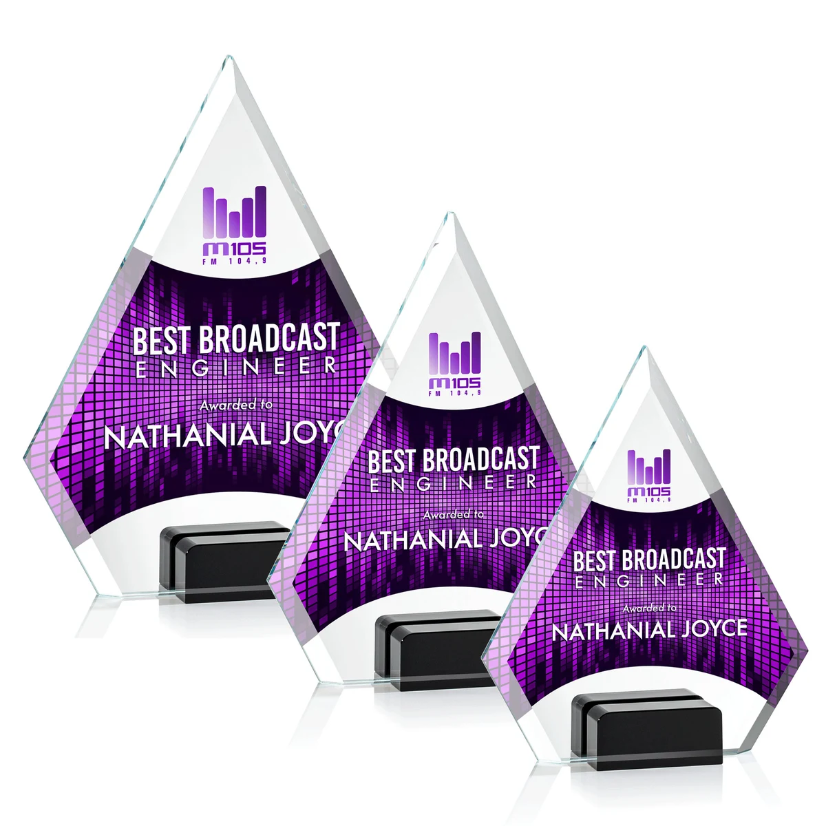 Charlotte VividPrint™ Award - Black 1
