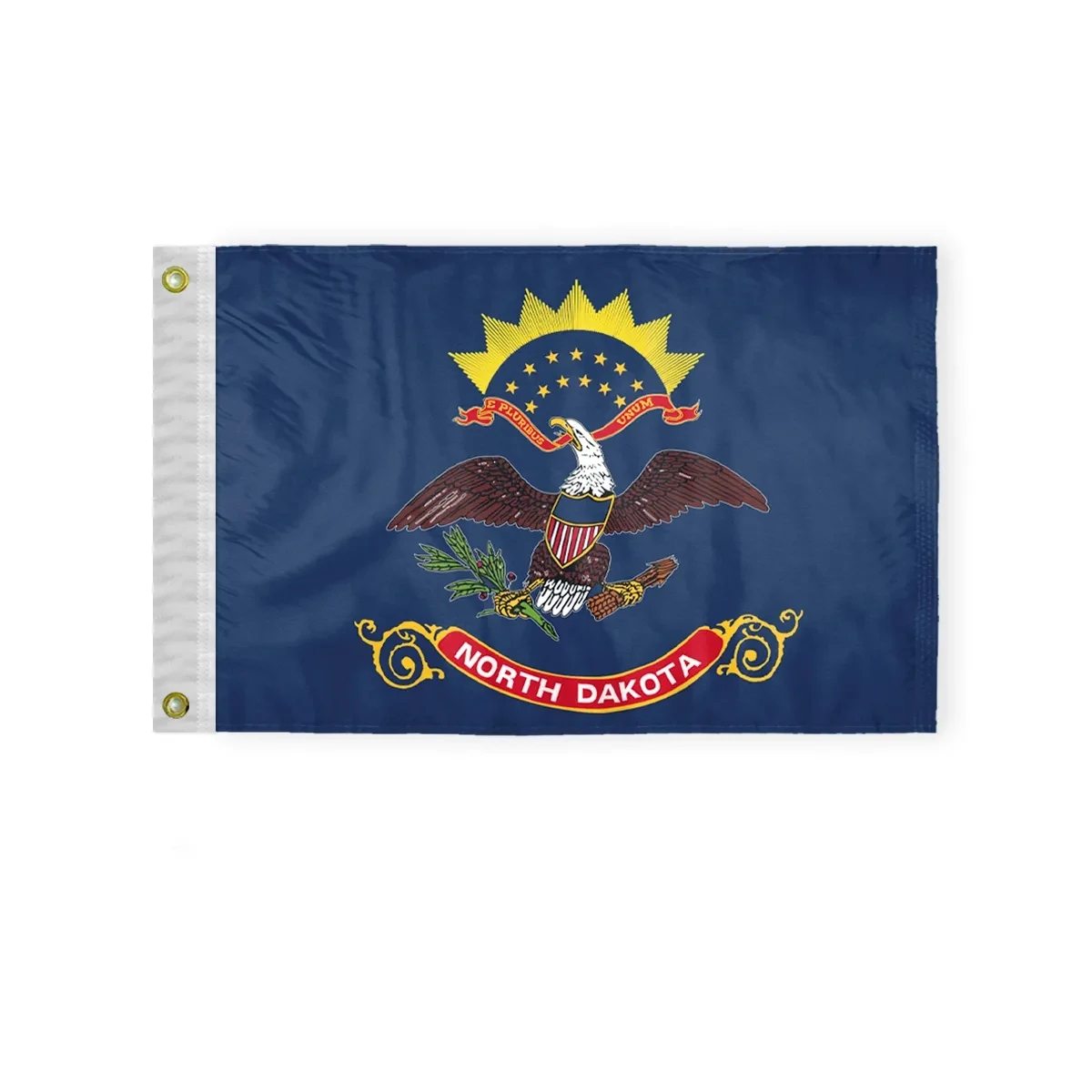 12"x18" to 8'x12' North Dakota Nylon Flags 1