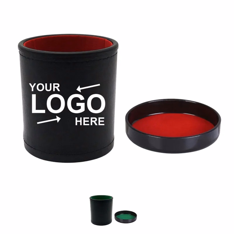 Pu Dice Cup With 5 Dice