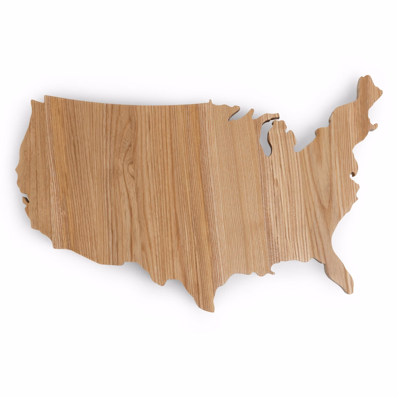 USA Map Serving Board