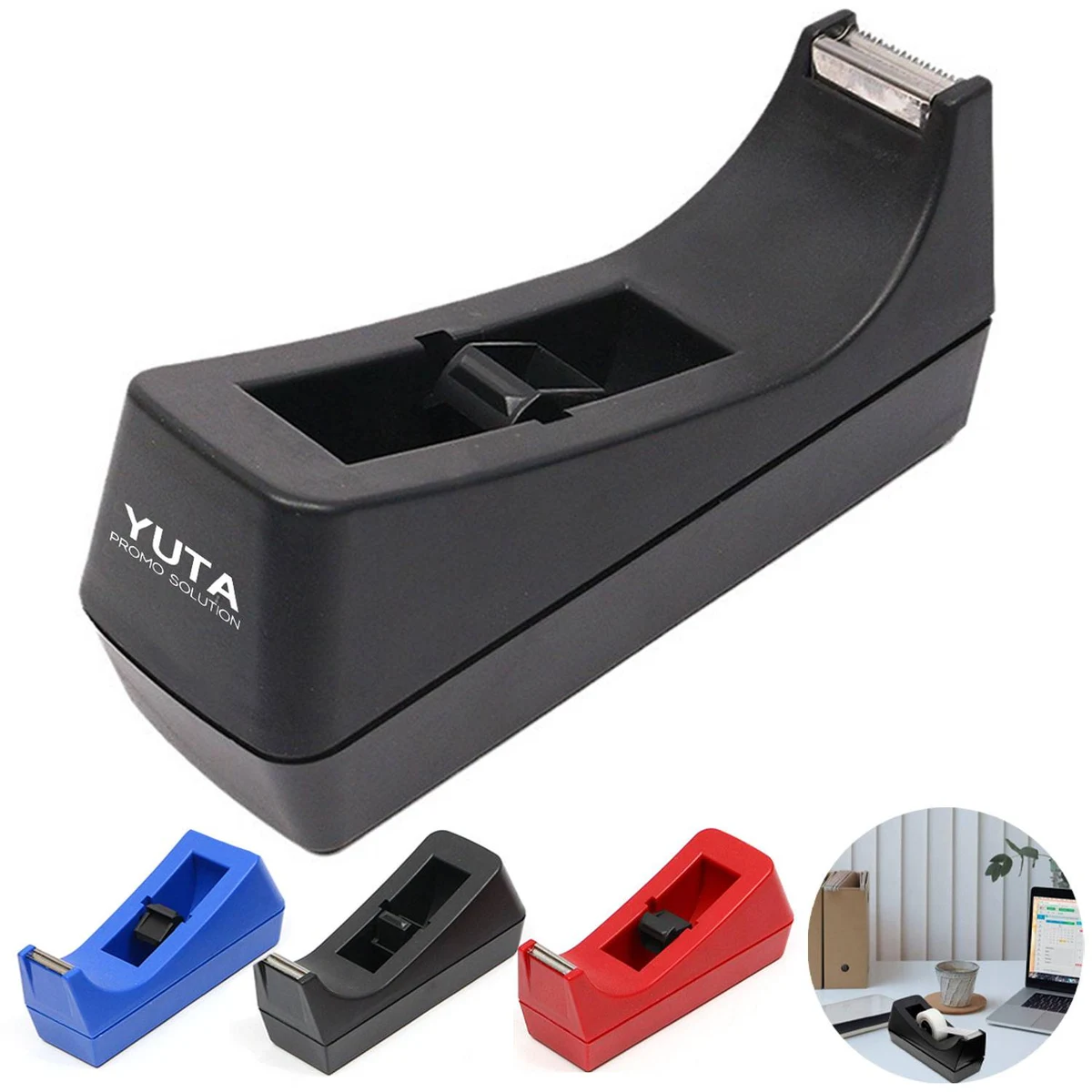Stable Tape Dispenser W/ Non-Slip Base 1