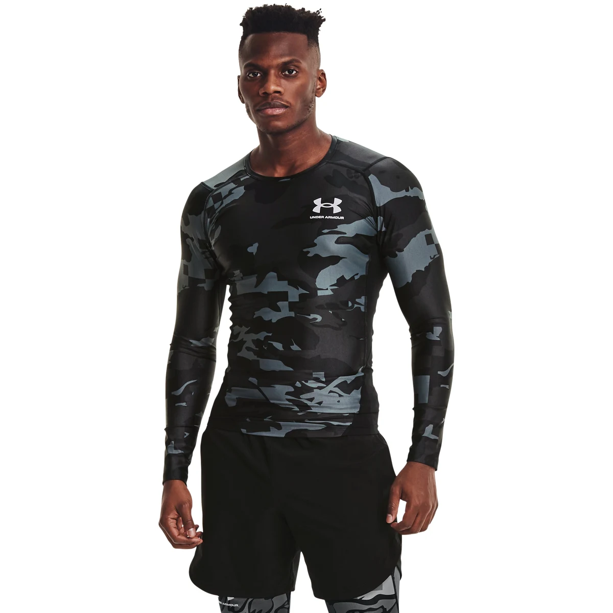Men's UA Iso-Chill Compression Printed Long Sleeve 1