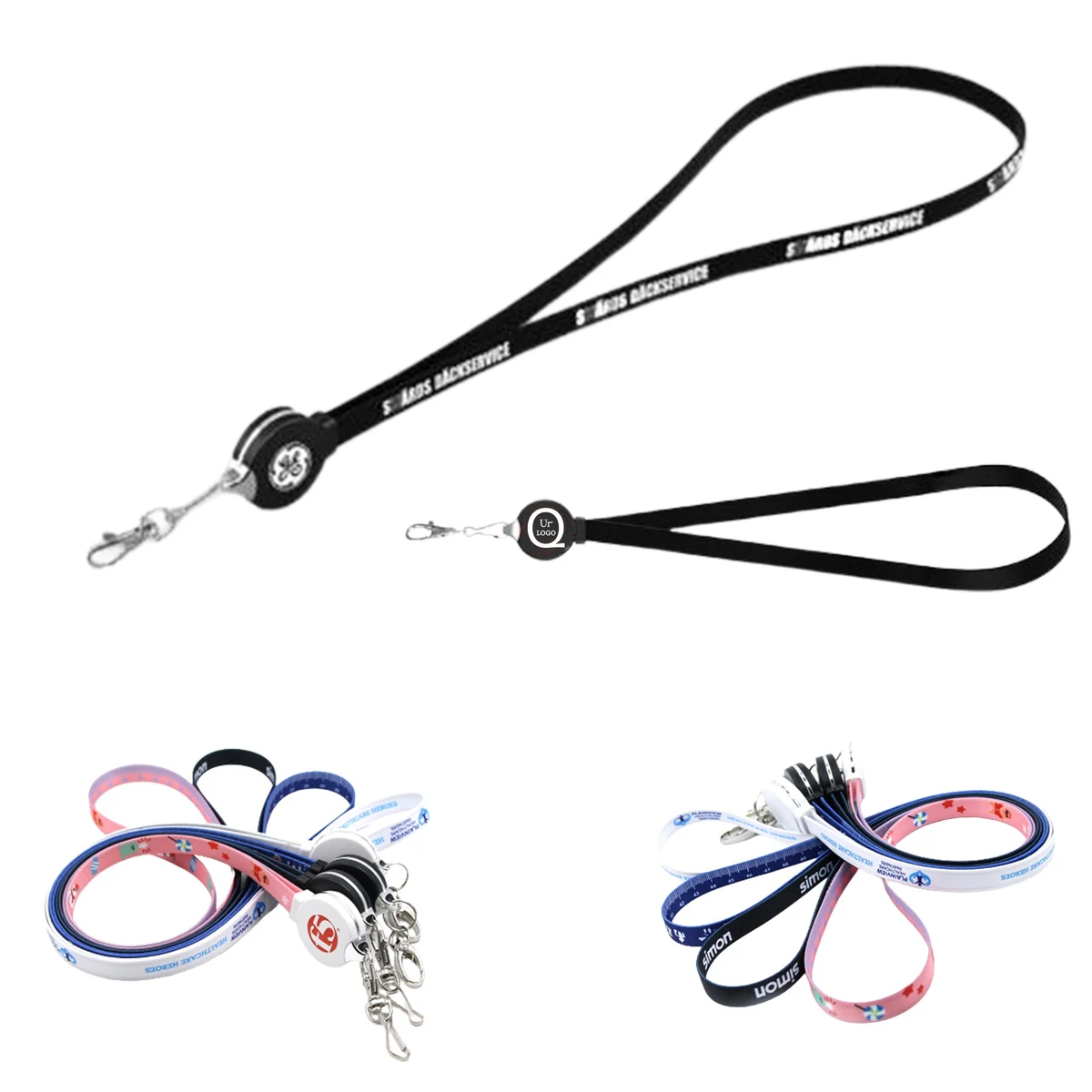 35.43 Inch Plastic 3 In 1 Charging Cable Lanyard 1