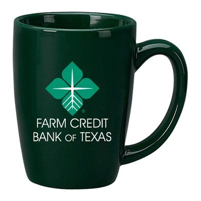 14 oz Houston Endeavor Customized Mug - Hunter Green 1