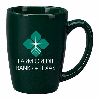 14 oz Houston Endeavor Customized Mug - Hunter Green