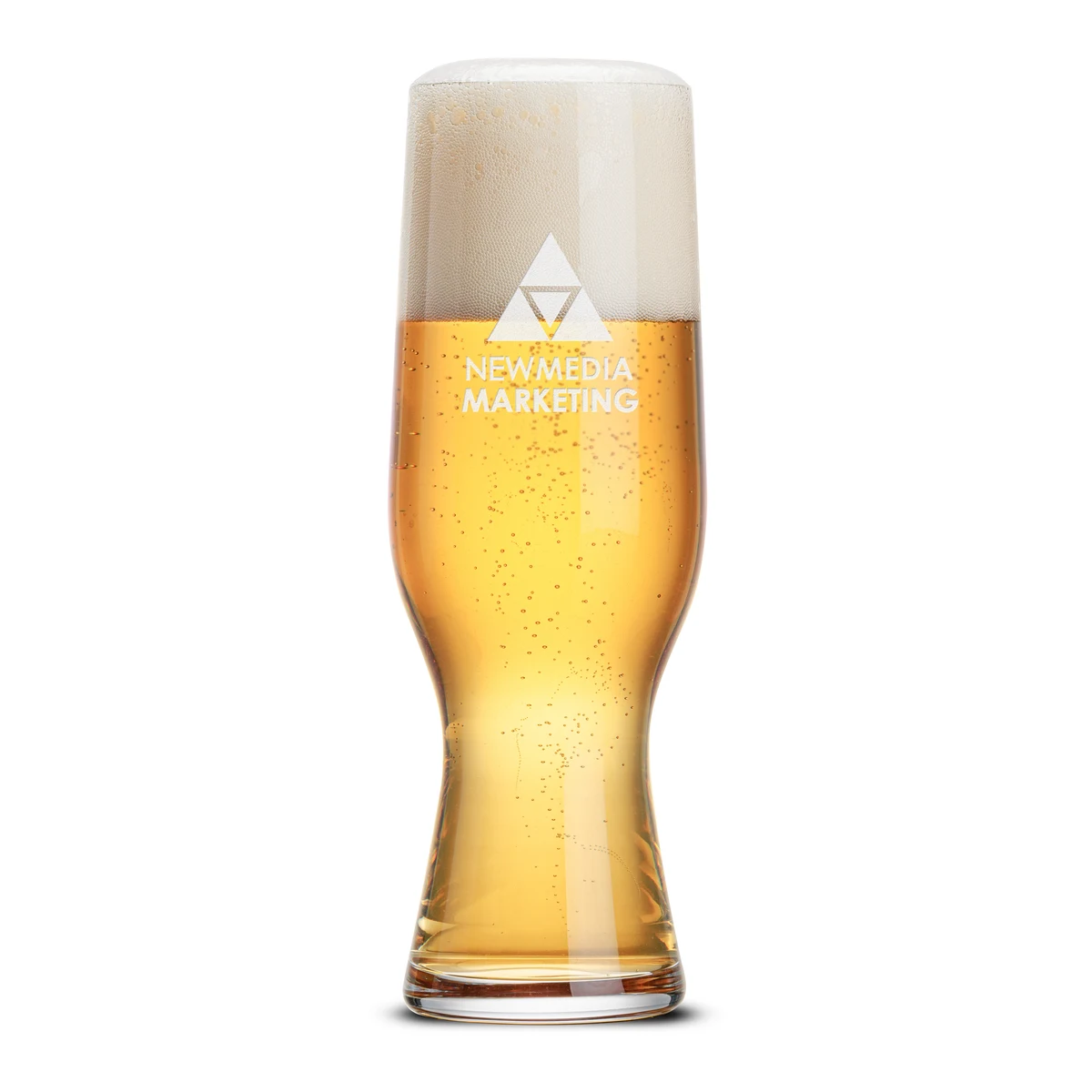 Leipzig Beer Glass - Deep Etch 1