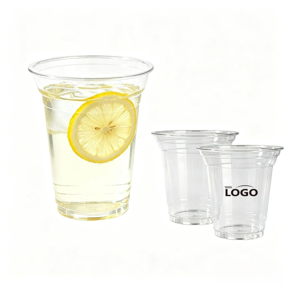 12oz Clear PET Disposable Plastic Cup 1