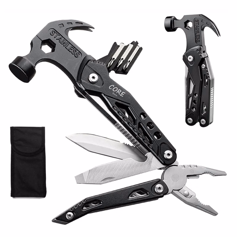14 in 1 All One Multitool Hammer Folding Survival Tool