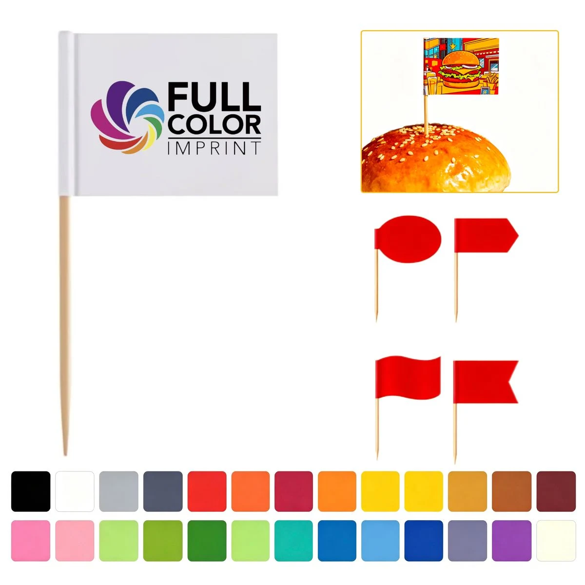 Full Color Toothpick Flags 1