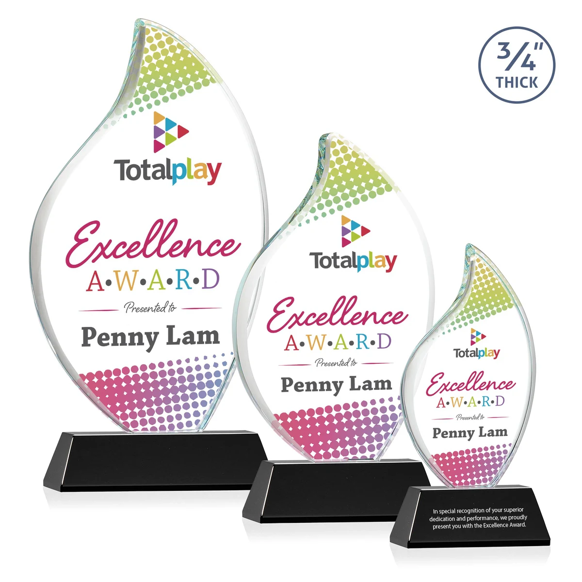 Odessy Flame Vividprint™ Award on Newhaven - Black 1
