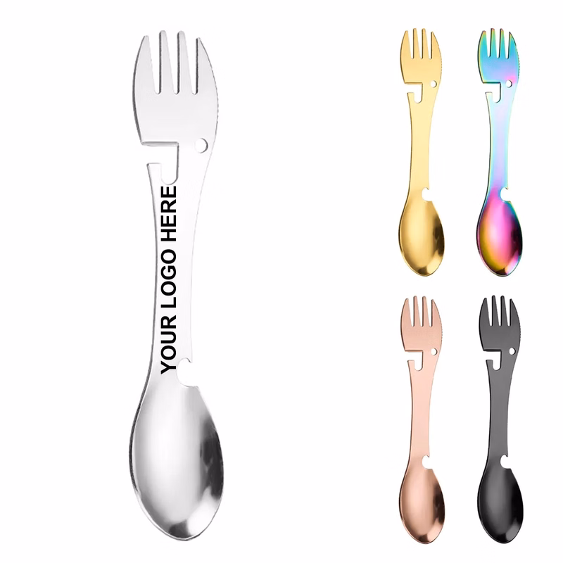 5-In-1 Utility Tactical Spork Camping Utensils