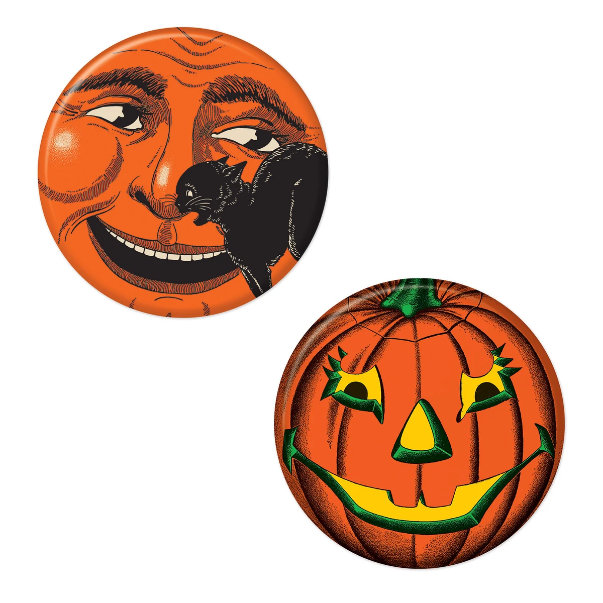 Vintage Halloween Buttons 1