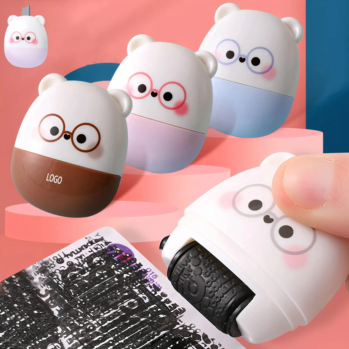 Identity Protection Roller Stamp with Cutter 1