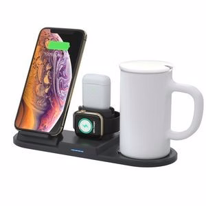 4 In 1 Multfunction Wireless Charger With Coffee Mug Warme