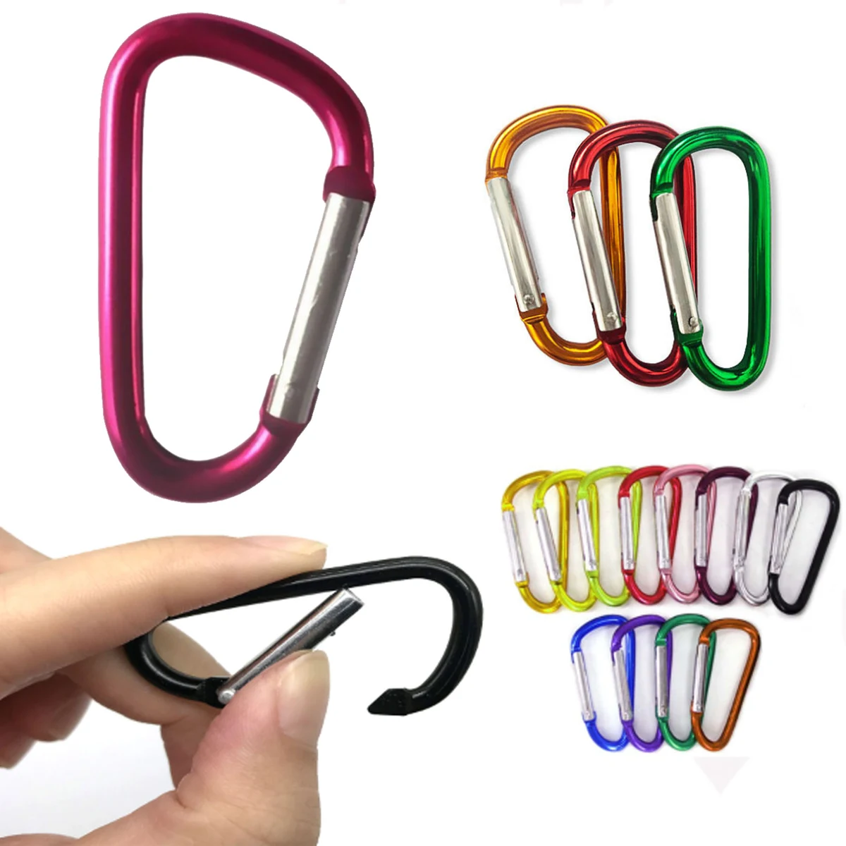 D type carabiner 1