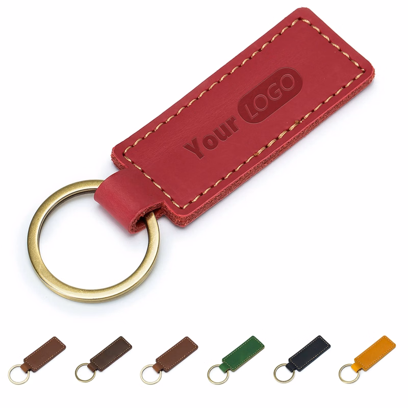 Leather Pendant Keychain