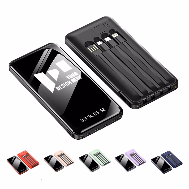 20000 mAh 4 Charging Cable Power Bank