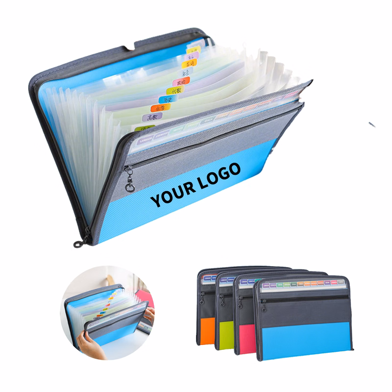 A4 Accordion Expanding File Folder With Multiple Pockets
