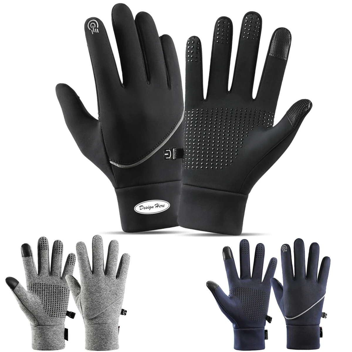 Winter Thermal Touch Screen Glove Water Resistant Windproof 1