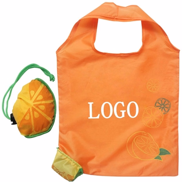 Orange Shape Foldable Shopping Bag