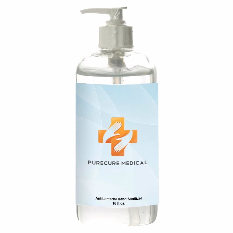 16 Oz. Hand Sanitizer With Pump