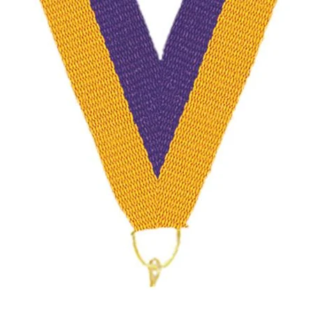 0.875" x 30" Purple Gold Gold Snap Clip Stock 1